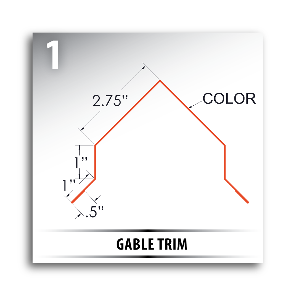 Trim Guide Illustration - Gable Trim