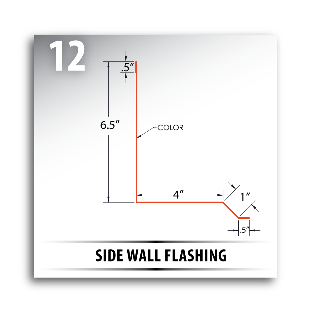 Trim Guide Illustration - Side Wall Flashing